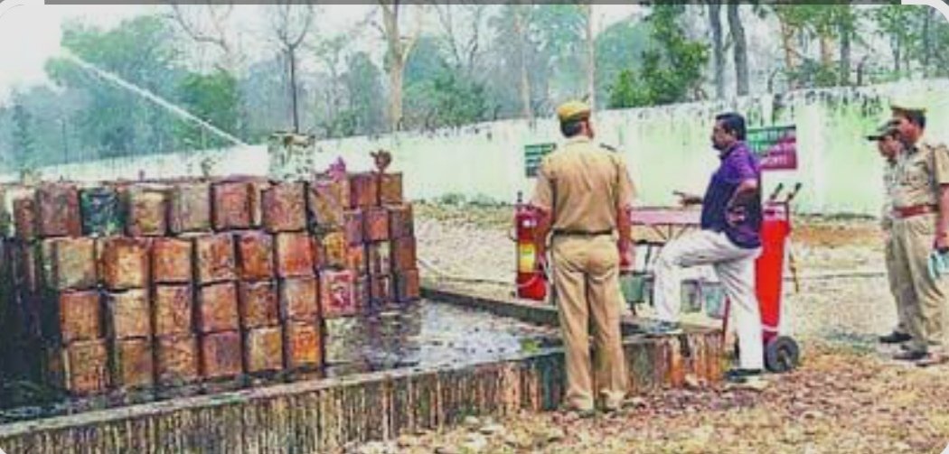 लीसा इकाइयों पर वन विभाग की कार्रवाई,हरिद्वार की इकाई सीज