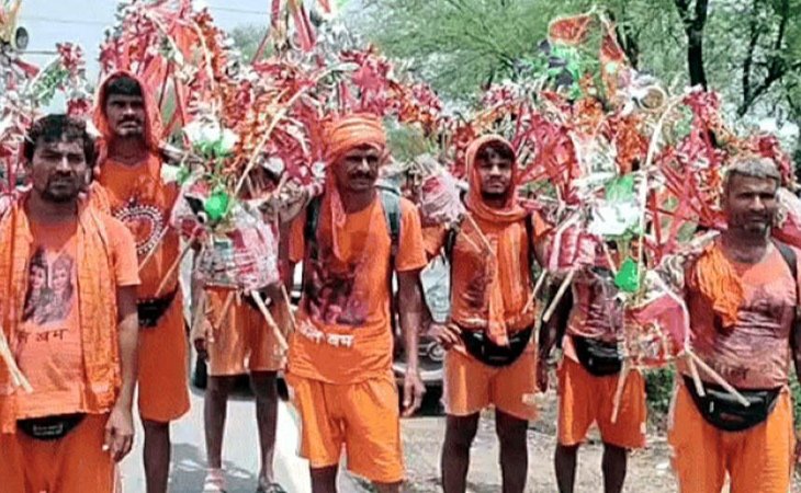 मंगलौर क्षेत्र मे हुए अलग अलग सड़क हादसों में दो कांवड़ियों की मौत